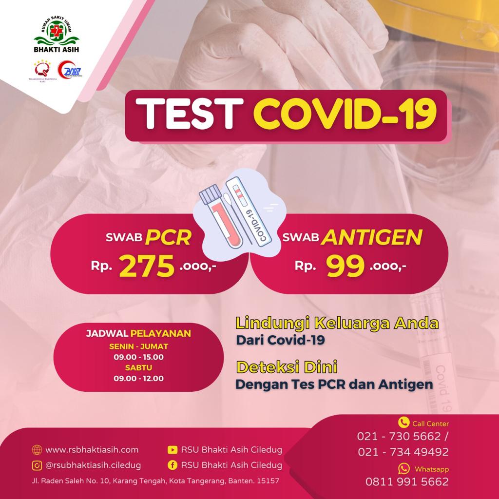 Test Covid-19 RSU Bhakti Asih