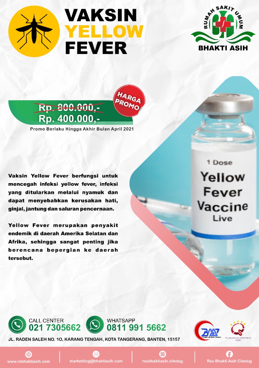 PROMO VAKSIN YELLOW FEVER